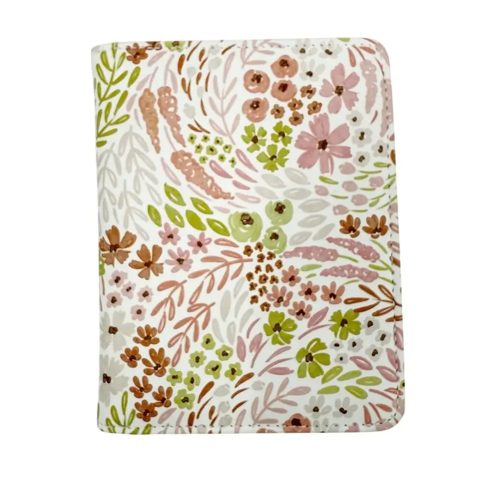 Elyse Breanna Design Passport Cover Limelight Floral Travel 2 Pockets Vacation